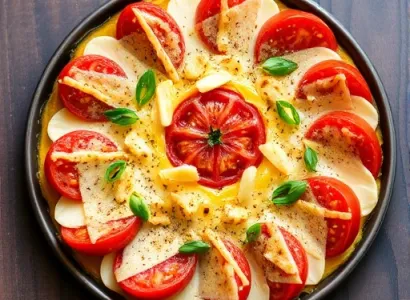Gratin de tomates au fromage
