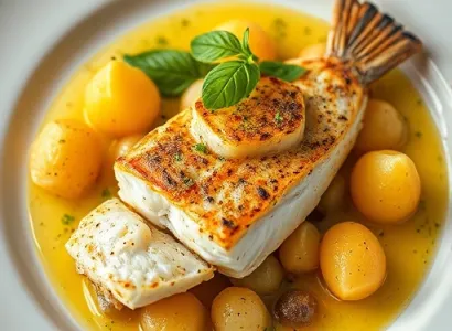 Poisson au citron avec pommes de terre