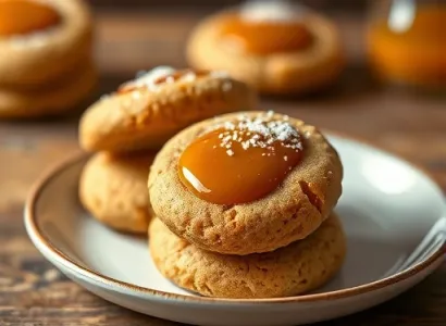 Cookies au cidre et caramel