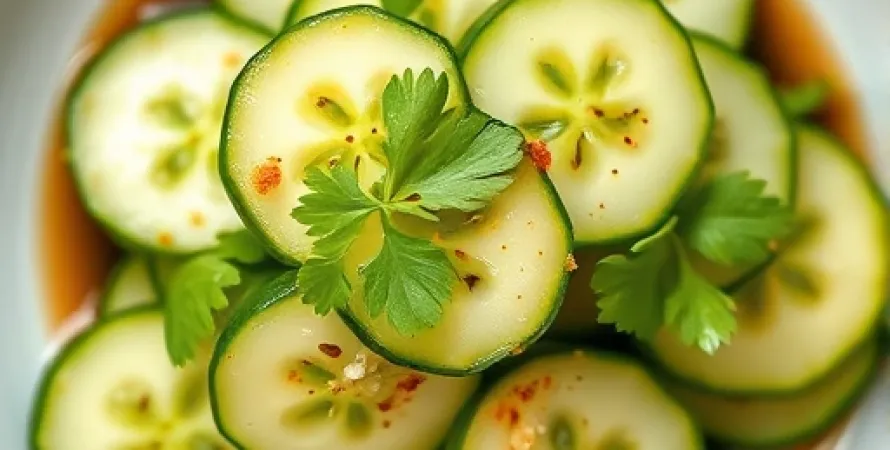 Concombre à l'asiatique
