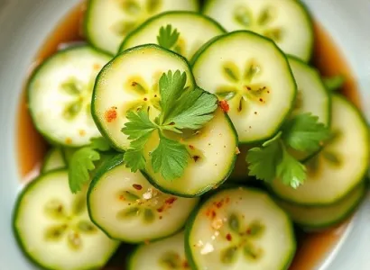 Concombre à l'asiatique