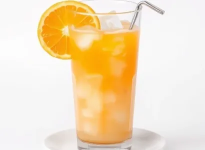 Splash d'orange