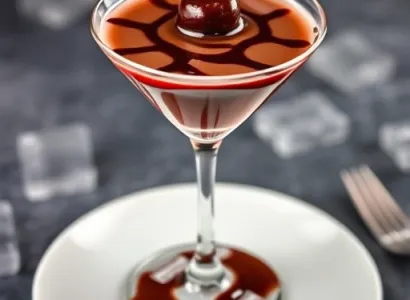Martini aux cerises et au chocolat