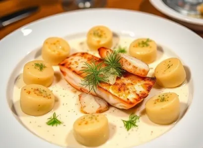 Pâtes à l'épinard avec saumon et sauce crème