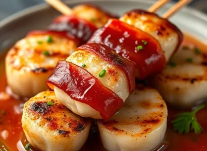 Scallops au bacon