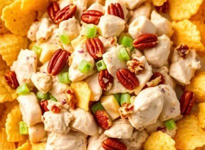 Salade de poulet au four