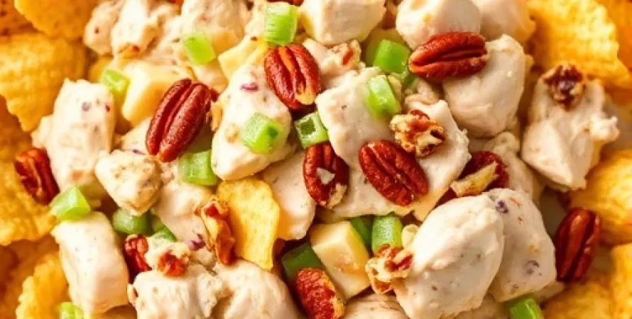 Salade de poulet au four