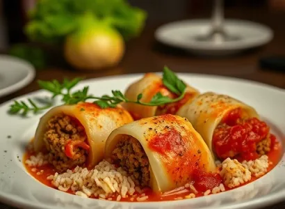 Rouleaux de chou farcis