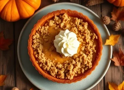Tarte aux citrouilles et au gingembre