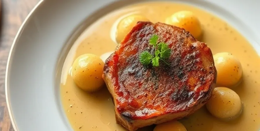 Pork au poivre de poire