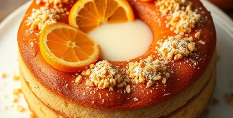 Gâteau à l'orange et au coco