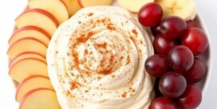 Dip de fruit au beurre de cacahuète