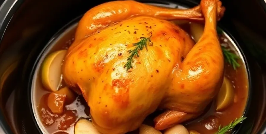 Dinde aux épices au cuiseur lent