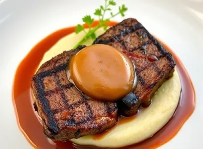 Steak haché et purée