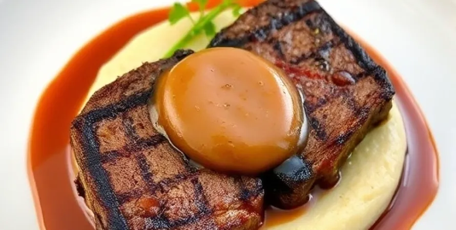 Steak haché et purée