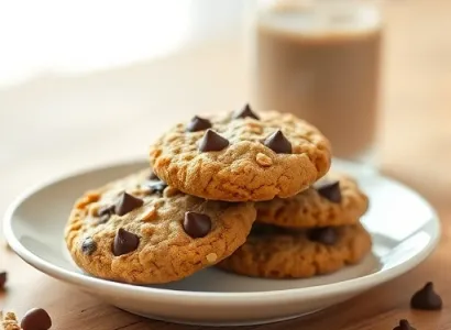Biscuits au beurre de peanuts et toffee