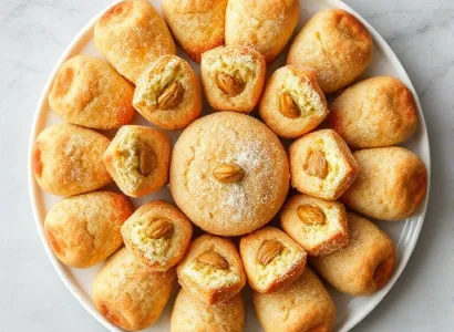 Biscuits au beurre de pistache croquants