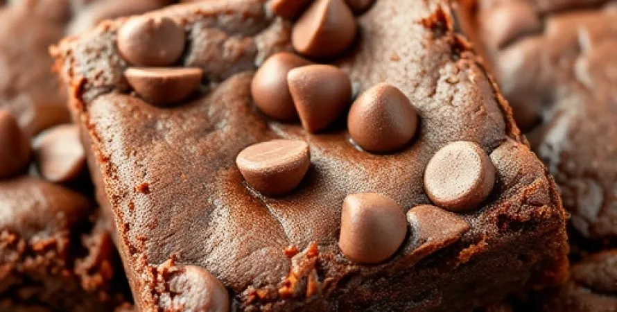 Brownies aux pépites de chocolat