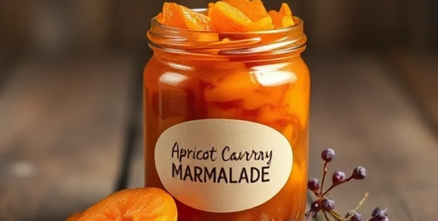 Marmelade d'abricot, carotte et baie de goji