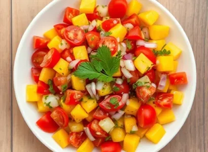 Salsa de mangue et tomate