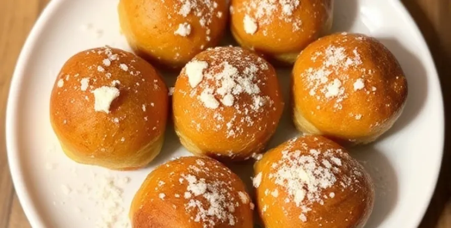 Beignets aux noix et chocolat