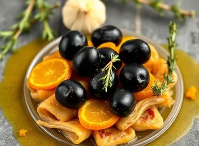 Olives marinées