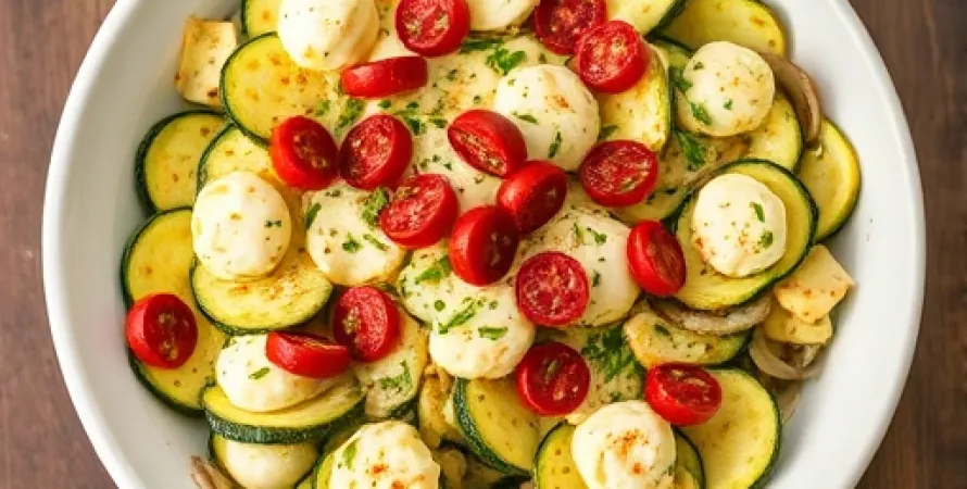 Gratin de courgette au saucisson italien