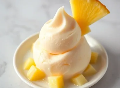 Sorbet au pina colada