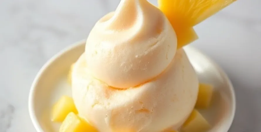 Sorbet au pina colada