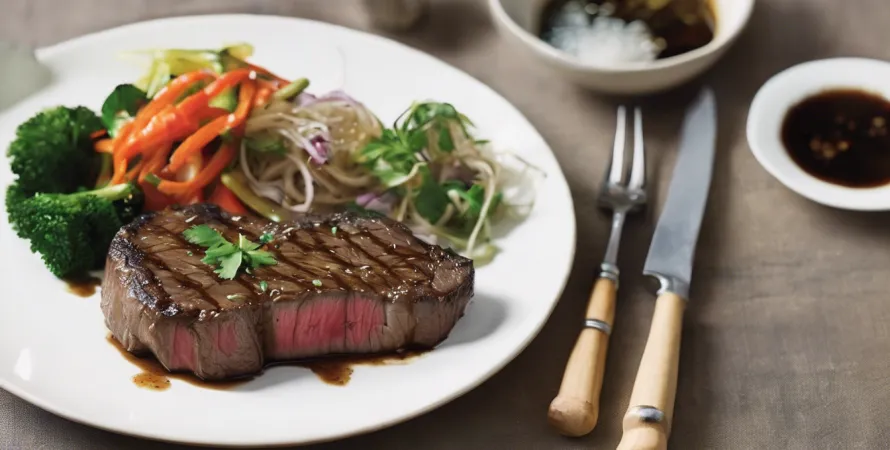 Steak de flanc mariné saveur asiatique