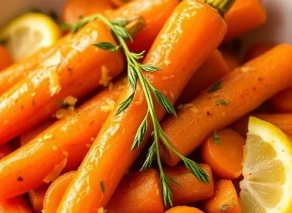 Carottes citronnées