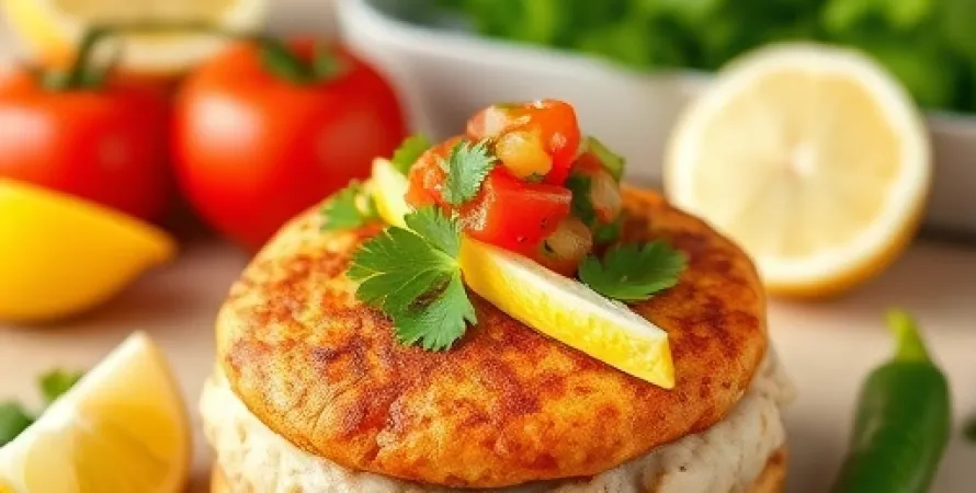 Burgers de dinde au citron vert et coriandre fraîche