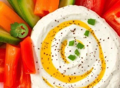 Dip de légumes frais