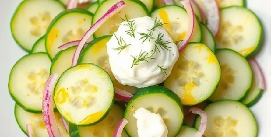 Salade de concombre