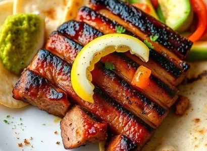 Steak Fajitas Marinées