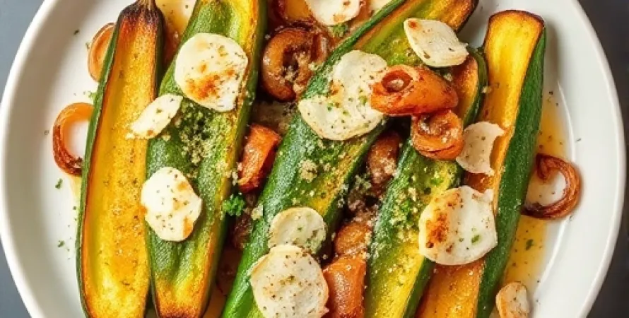 Courgettes au fromage