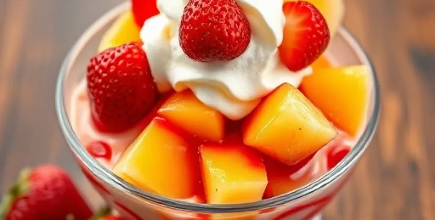 Sundae de fruits