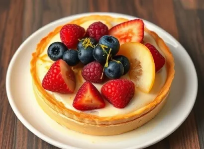 Tartine crémeuse aux fruits