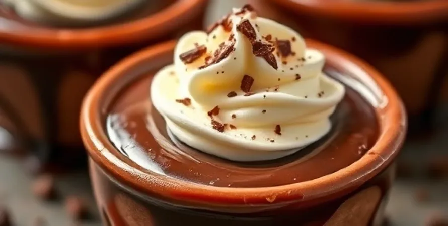 Pots de crème au chocolat