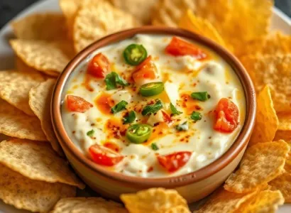 Dip de fromage avec tequila