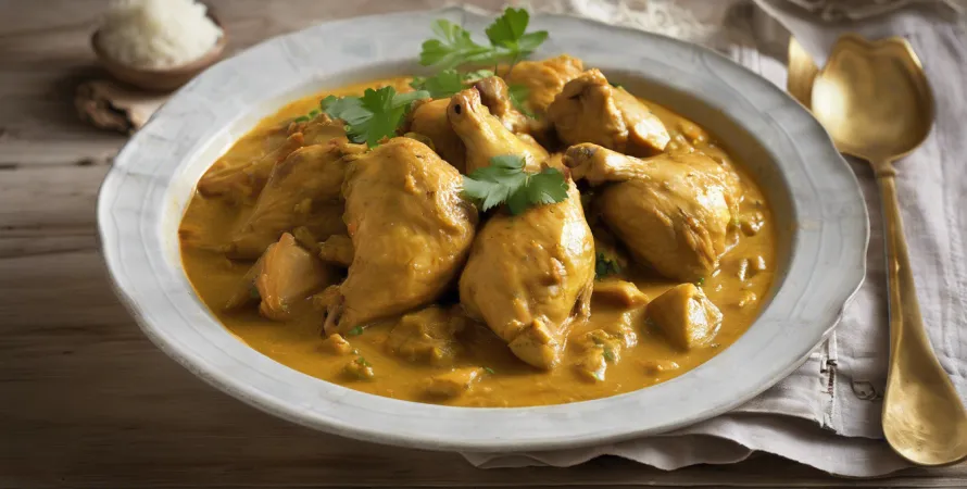 Poulet au Curry Doux