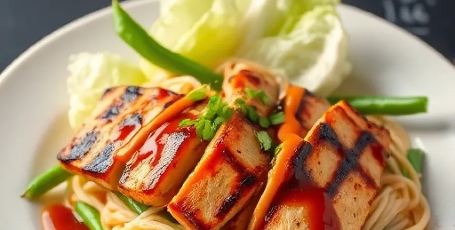Poulet grillé au hoisin