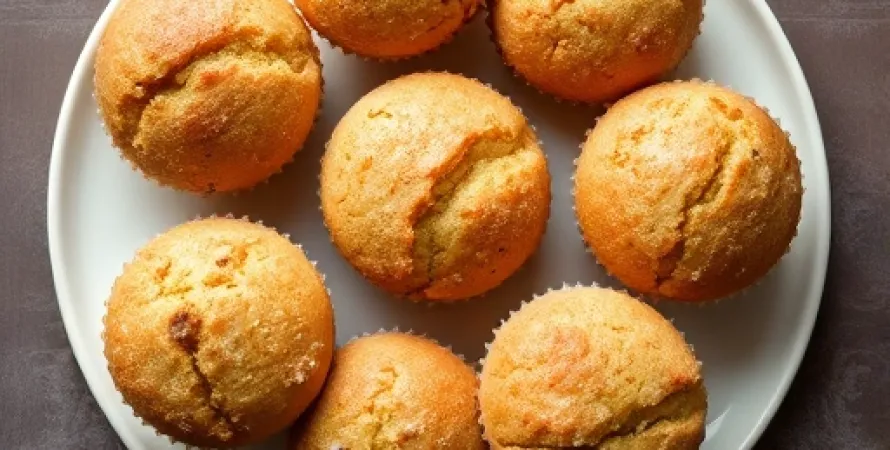 Muffins aux mures et vanille