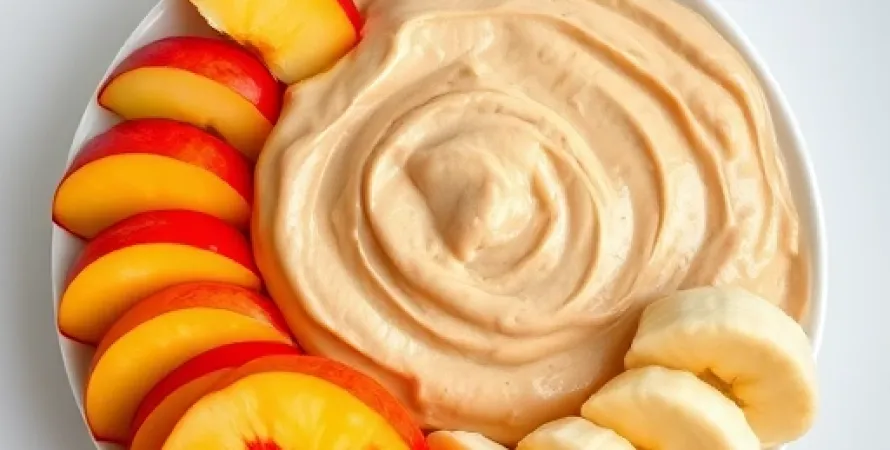 Dip crémeux au beurre de cacahuète