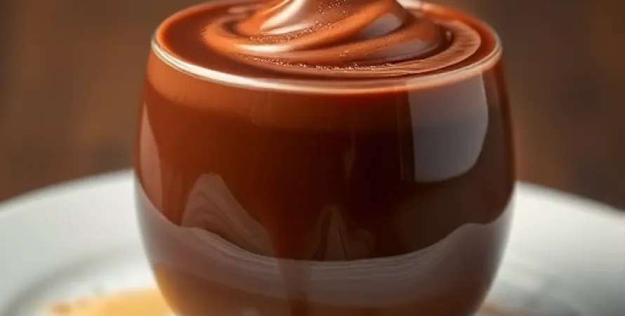 Glace au chocolat sans cuisson