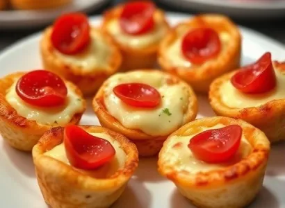 Bouchées au fromage et pepperoni