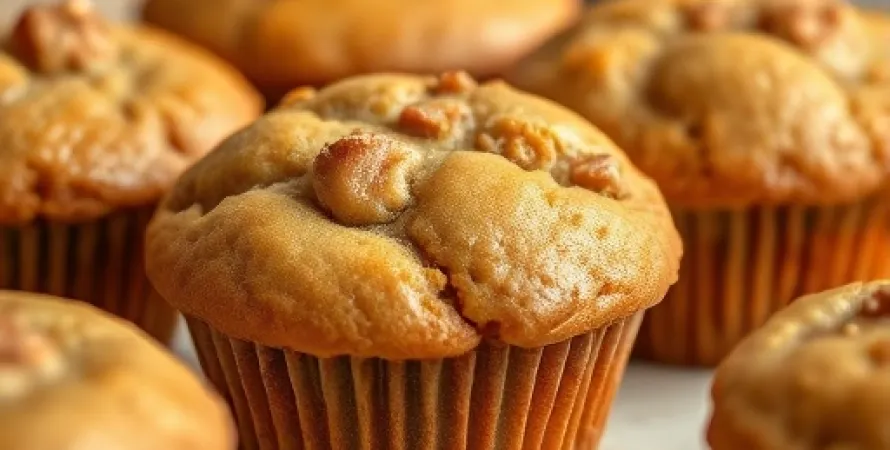 Muffins au beurre de cacahuète pour brunch