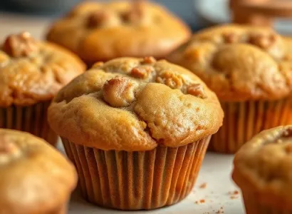 Muffins au beurre de cacahuète pour brunch