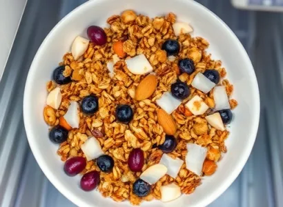 Granole saine aux fruits secs