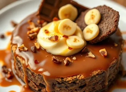 Barres de caramel et chocolat